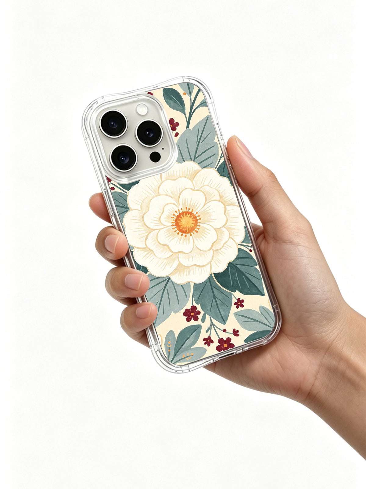 Ivory Garden Rhythm iPhone 15 Pro case product view 5
