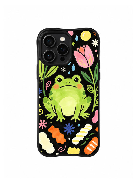 Product or handheld view of the Jellybean Frog Garden case