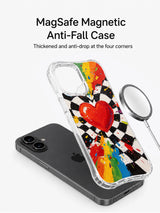 Joy Declaration colorful heart phone case side view