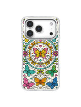 Joyful Butterfly Mandala iPhone 17 Pro case