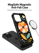 Joyful Folk Flower Garden MagSafe iPhone 15 Pro case