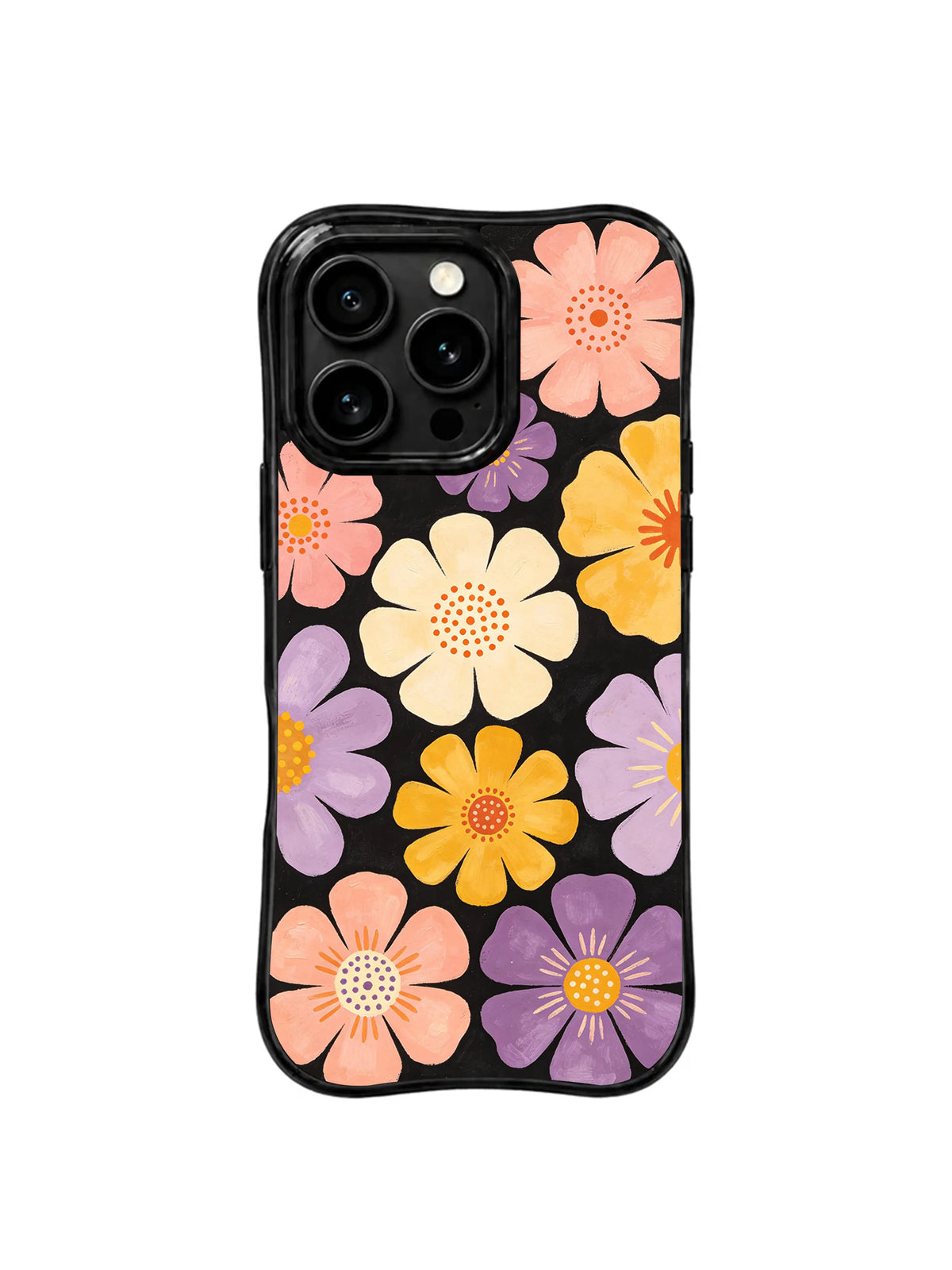 Joyful Petal Confetti iPhone 15 Pro case pattern
