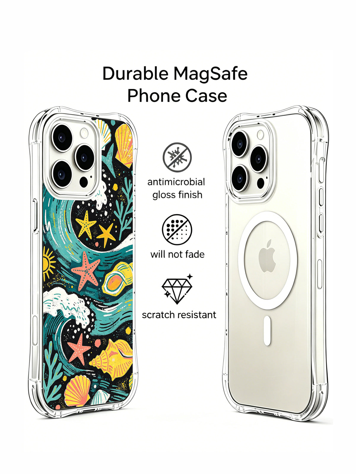 Coastal Treasure phone case side view
