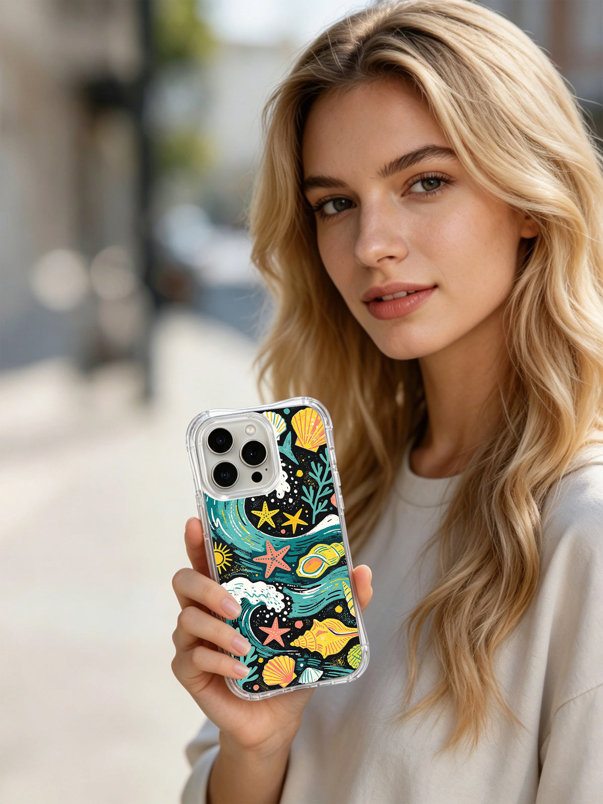 Coastal Treasure iPhone case product view