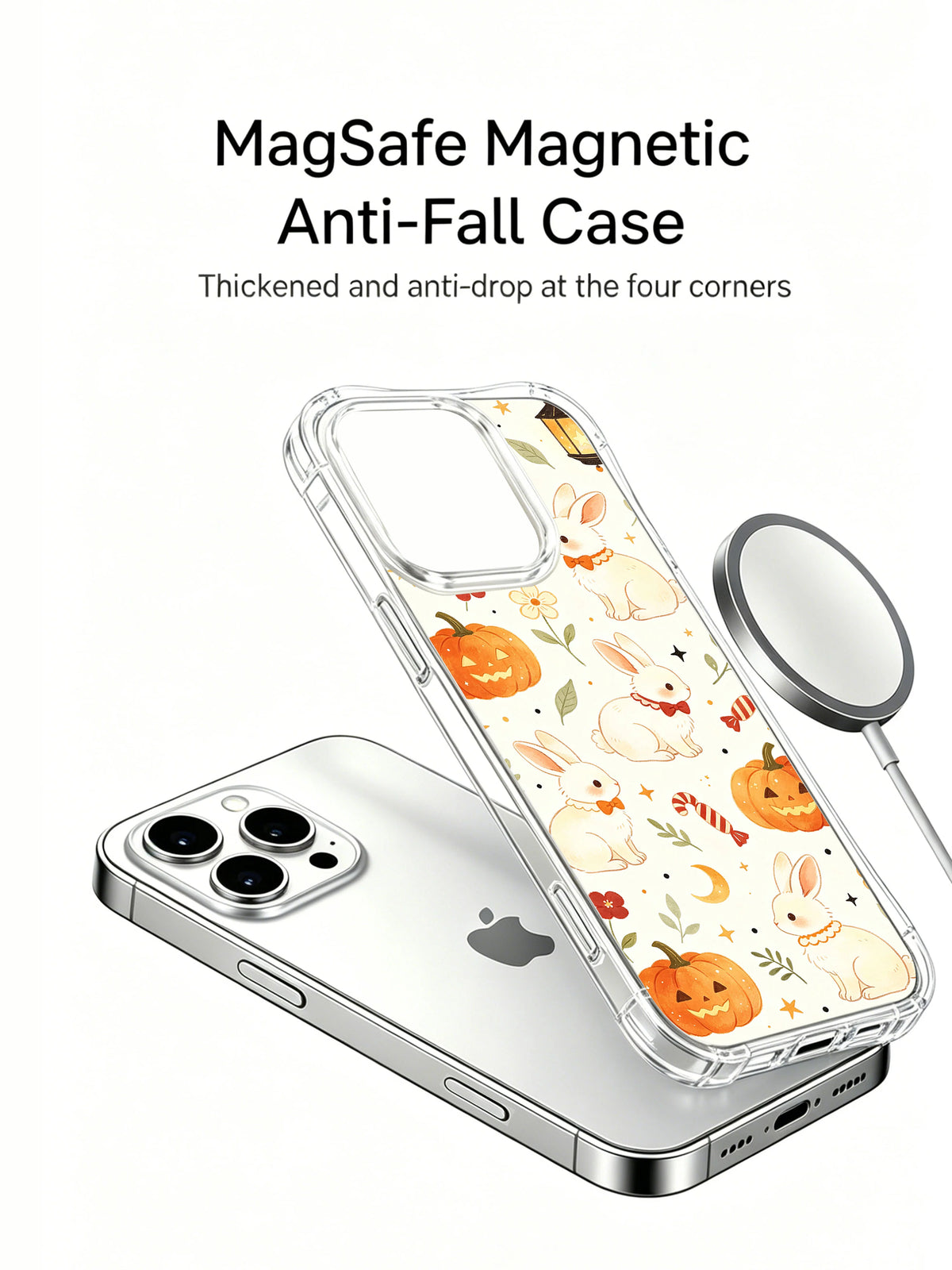 Promotional render of Lantern Bunny Trick Night phone case.