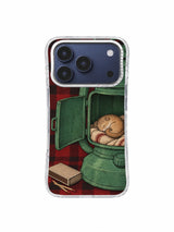 Jade lantern, maple seed and matchbox iPhone 17 Pro case, pattern three