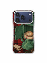 Quiet lantern shelter with pinecone iPhone 17 Pro case, pattern five
