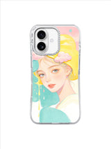 Sunlit Cloud Portrait iPhone 17 case pattern