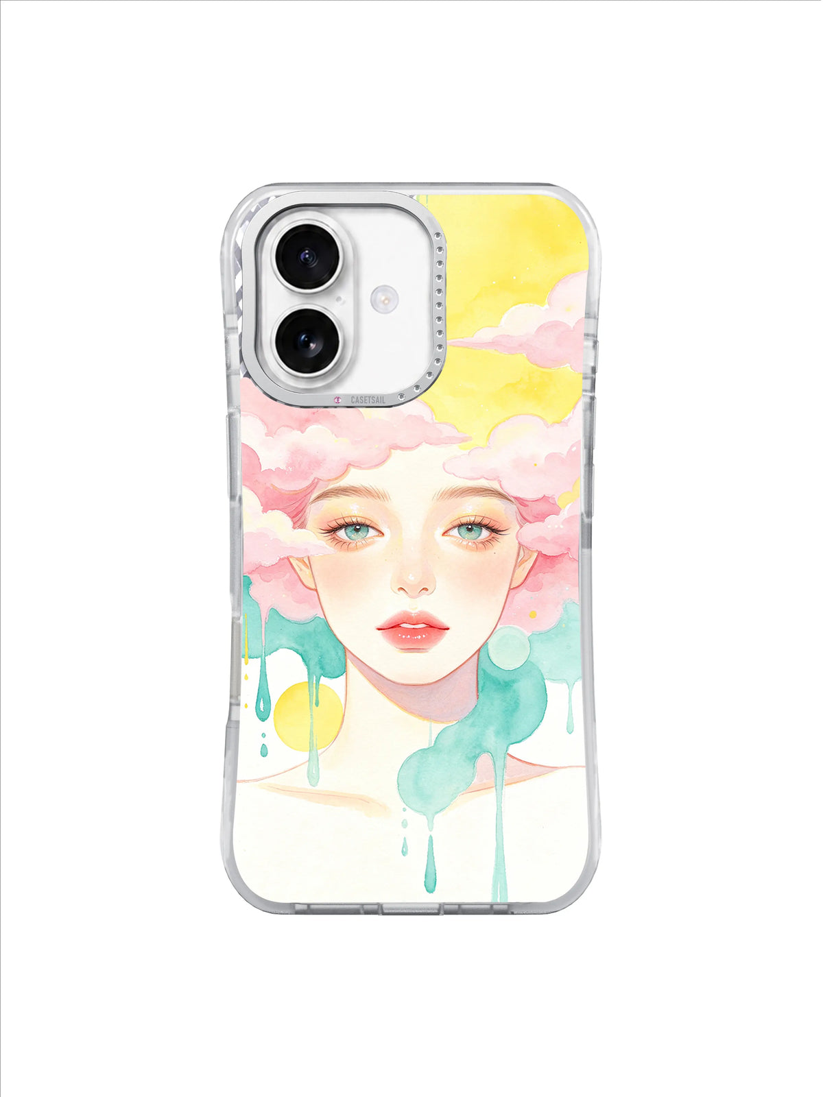 Pink Sky Dreamer iPhone 17 case pattern