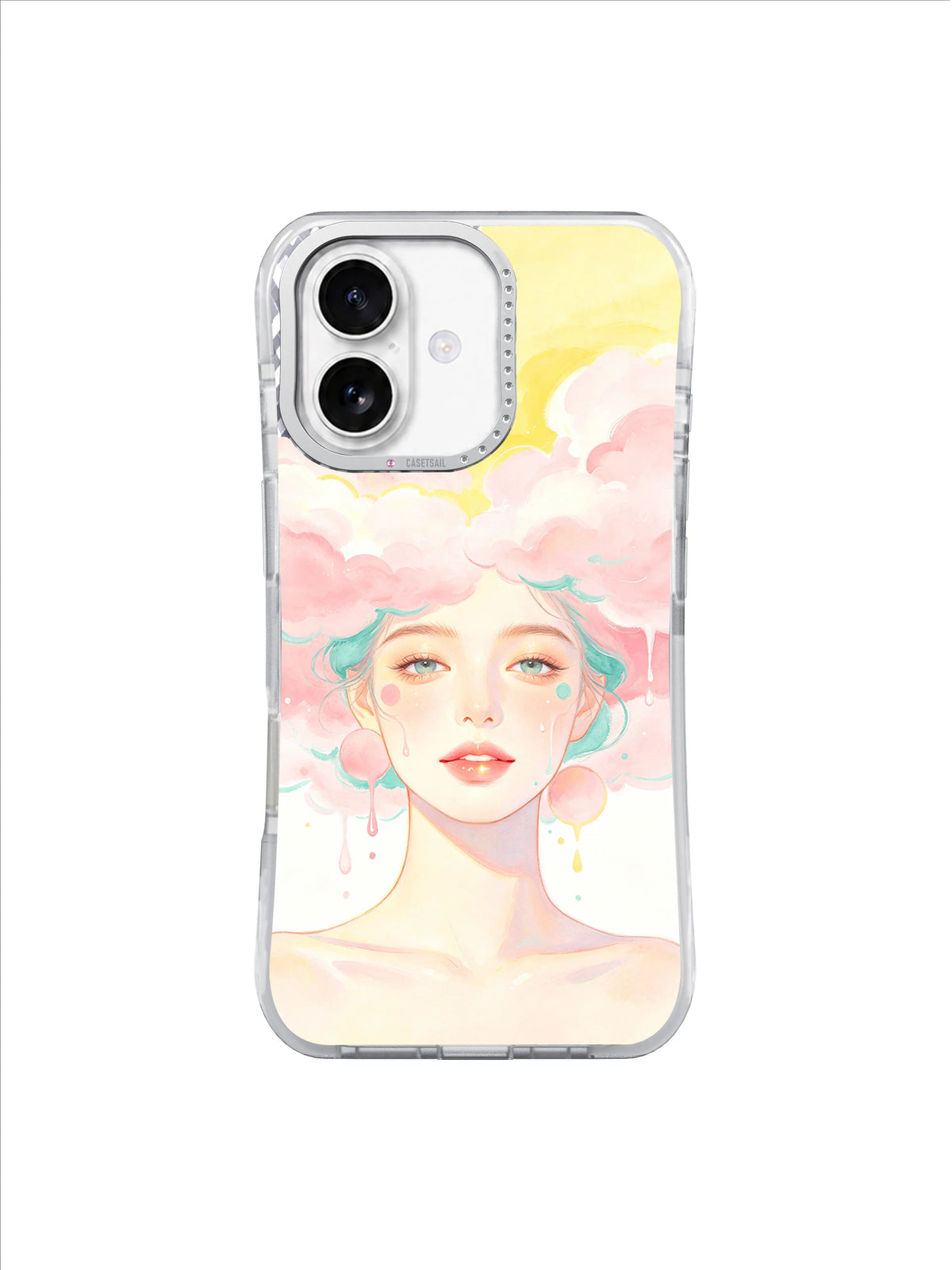 Buttercream Dawn Muse iPhone 17 case pattern