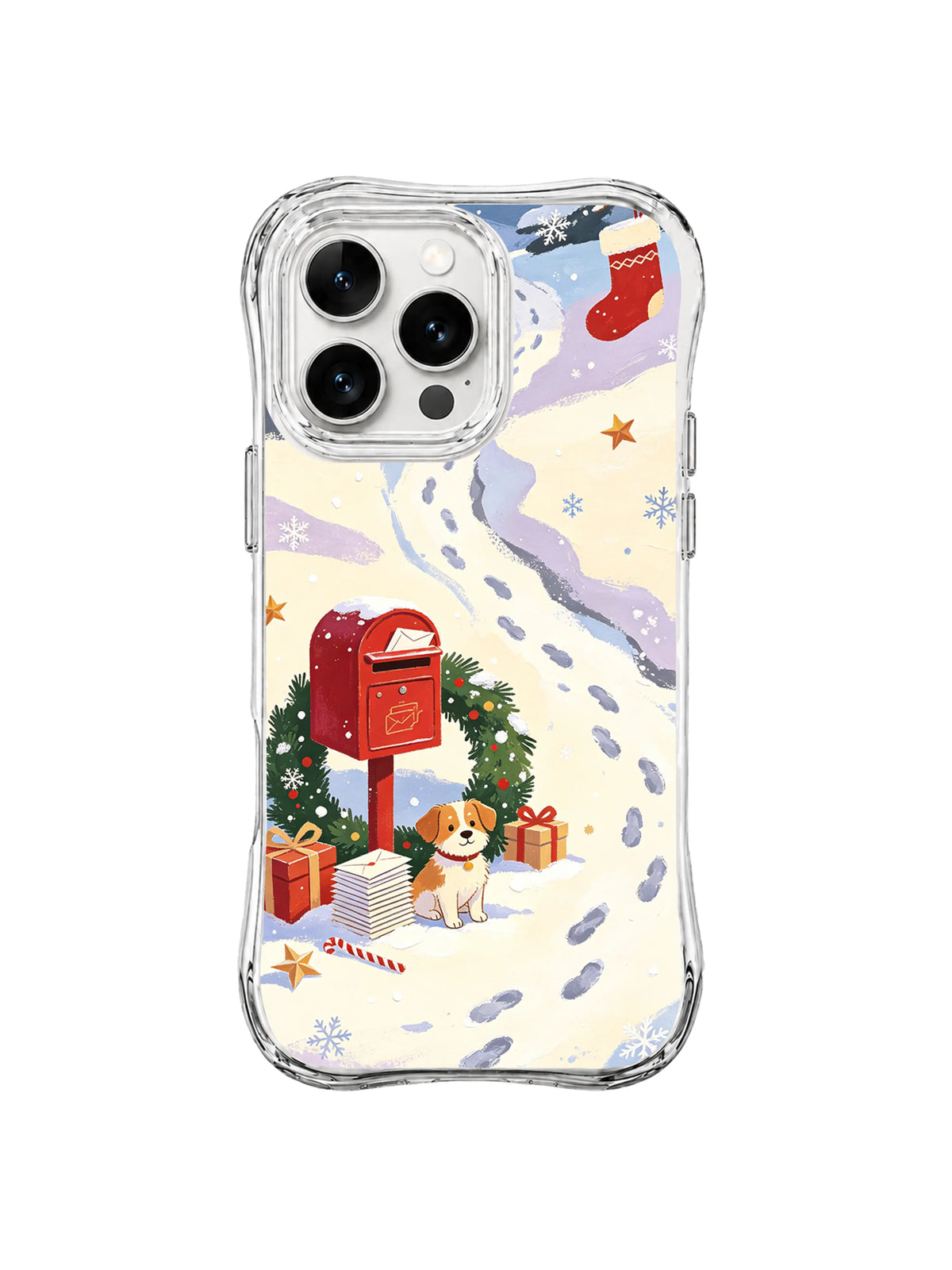 Morning Mailkeeper Christmas dog iPhone 15 Pro case