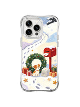 Snowtrail Mail Watch Christmas dog iPhone 15 Pro case