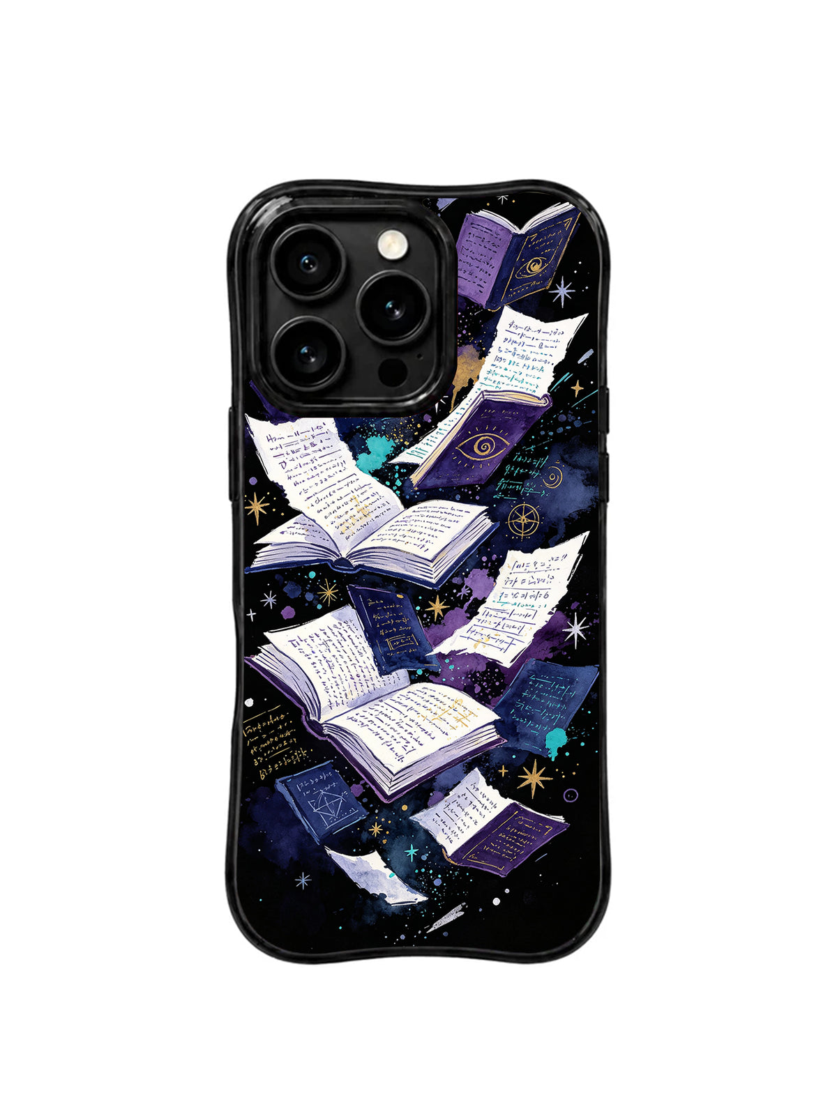 Library of Dreams dark academia art iPhone 15 Pro case view 1