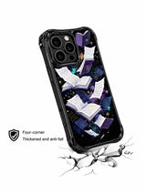 Library of Dreams dark academia art iPhone 15 Pro case view 4