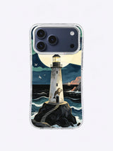 Ivory Beacon Black Tide lighthouse iPhone case