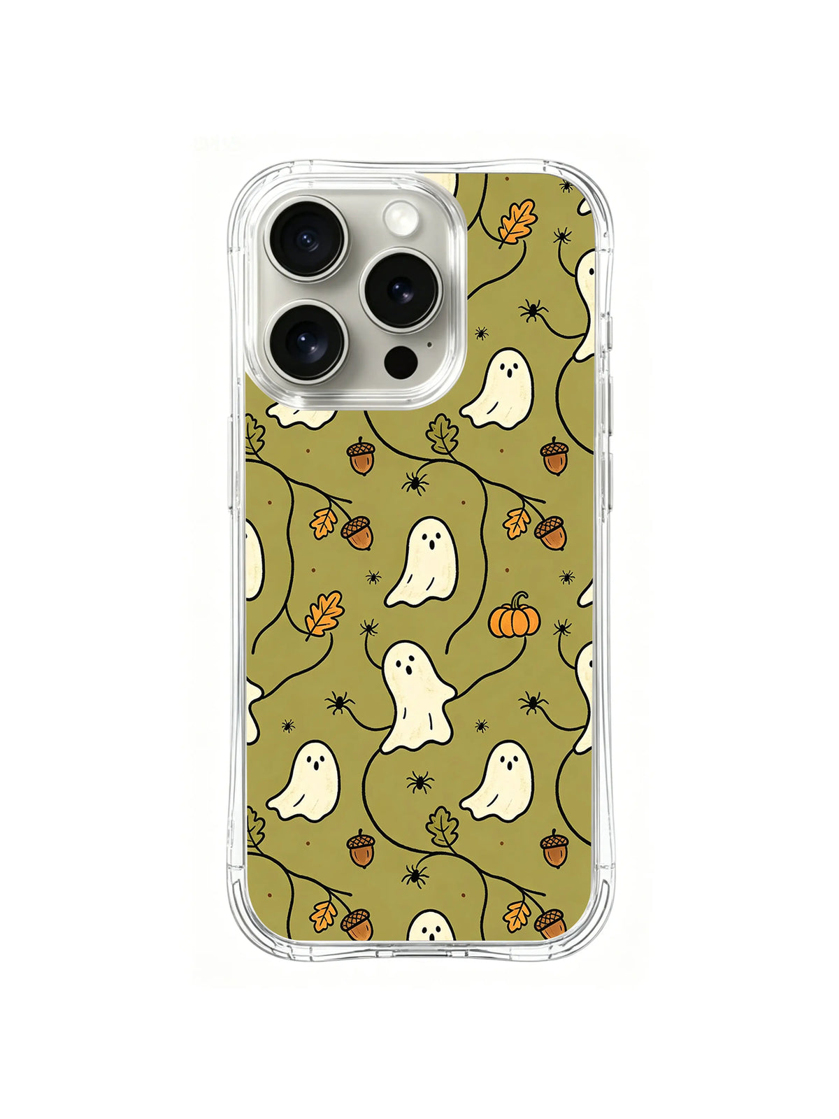 Harvest Ghost Grove iPhone 14 Pro case pattern