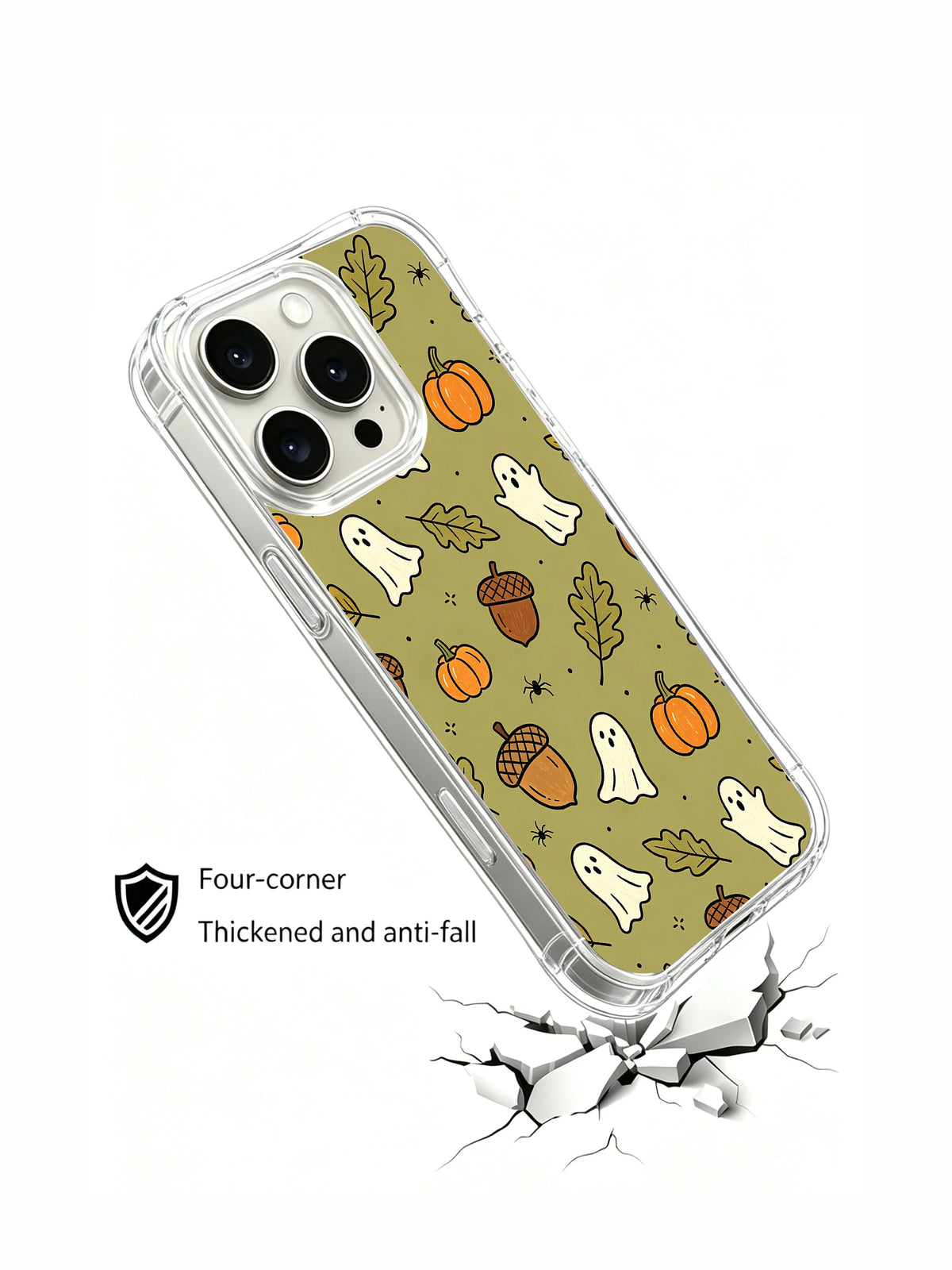 Acorn Forest Ghost Trail: case corner shown in an impact-themed promotional illustration.