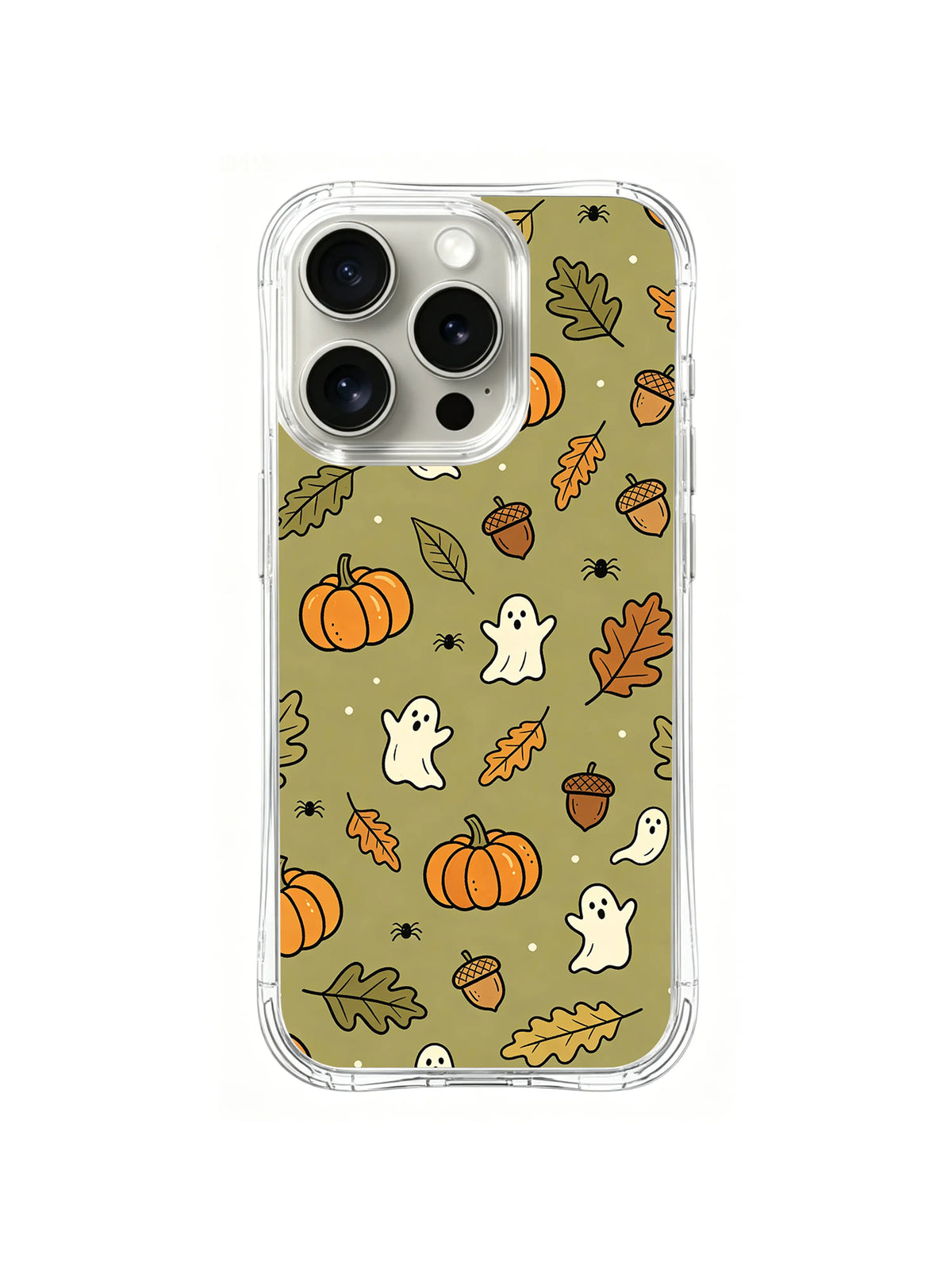 Pumpkin Oak Path iPhone 14 Pro case pattern