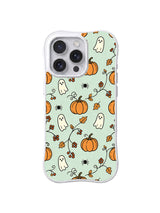 Little Pumpkin Ghost Garden iPhone 14 Pro case pattern