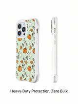 Mint sage ghost garden iPhone 14 Pro case profile