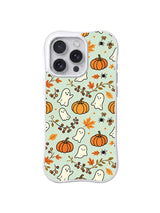 Mint Ghost Harvest iPhone 14 Pro case pattern