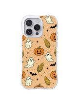 Pumpkin Star Chase iPhone 14 Pro case pattern