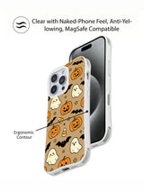 Clear candy Halloween iPhone 14 Pro case features