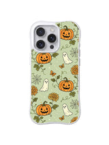 Pumpkin Vine Courtyard iPhone 14 Pro case pattern