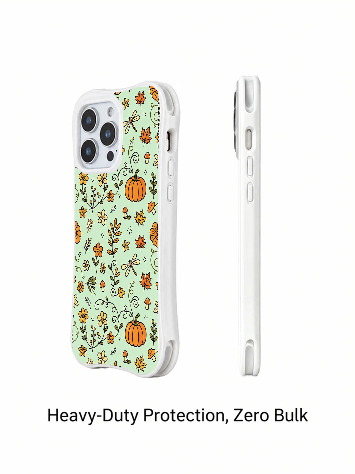 Dragonfly autumn iPhone 14 Pro case side view