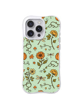 Dragonfly Vine Garden iPhone 14 Pro case pattern