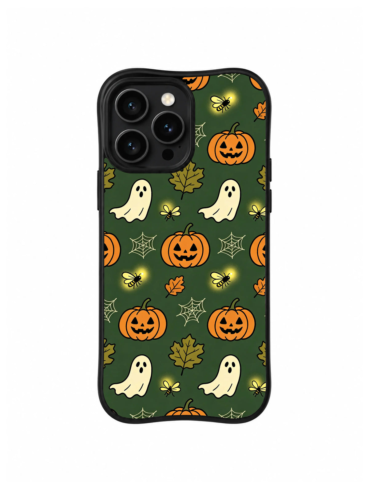 Pumpkin Spirit Lanterns iPhone 14 Pro case pattern