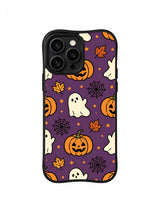 Webbed Woodland Spirits iPhone 14 Pro case pattern