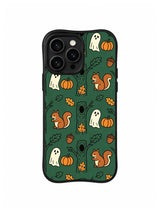 Woodland Halloween Friends iPhone 14 Pro case pattern