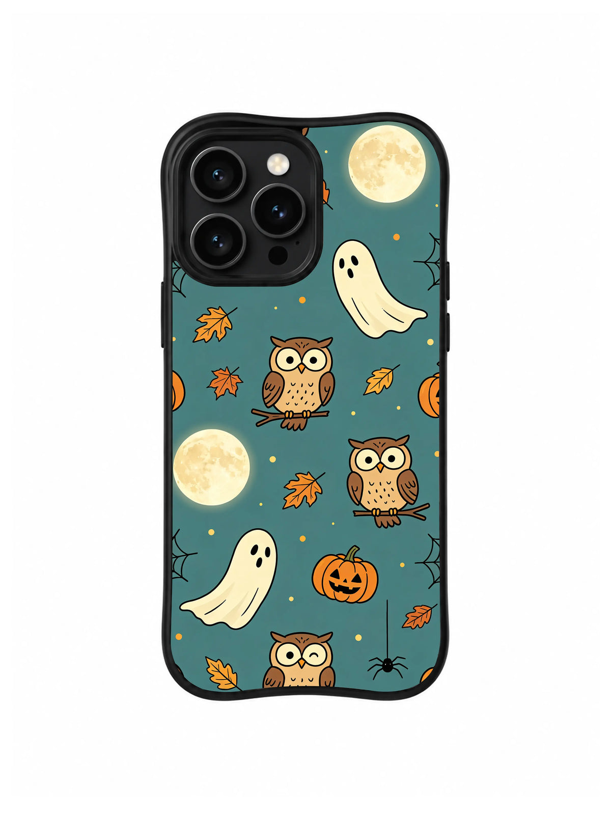 Ghost Owl Moonwatch iPhone 14 Pro case pattern