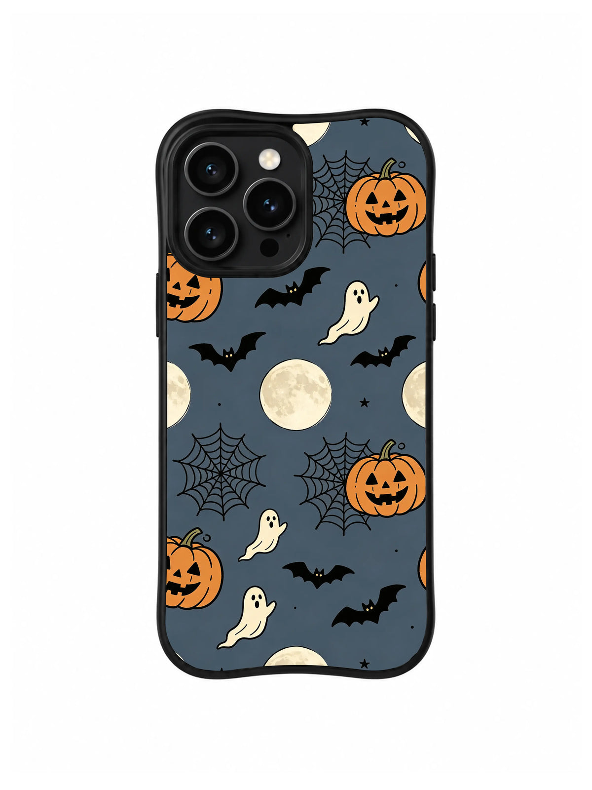 Moonlit Ghost Webs iPhone 14 Pro case pattern