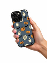 Celestial Halloween iPhone 14 Pro case hand view