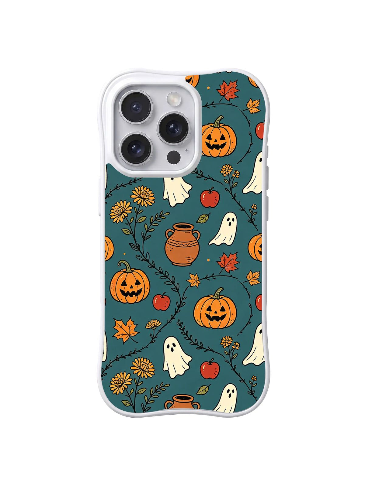 Pumpkin Jar Harvest iPhone 14 Pro case pattern