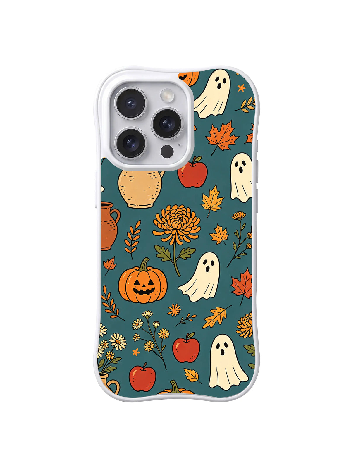 Chrysanthemum Spirit Yard iPhone 14 Pro case pattern