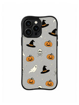 Stardust witch hat pumpkin iPhone 14 Pro case front view