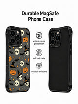 Dark celestial Halloween iPhone 14 Pro case details