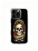 Skull and bright-life-themed artwork in the product gallery