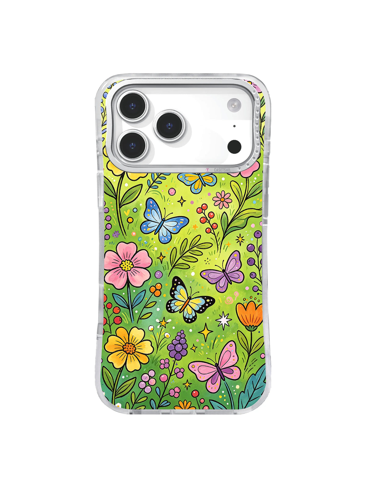 Berry Blossom Flight pattern for iPhone 17 Pro Max case