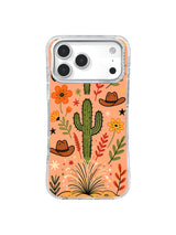 Cactus Hat Ranch pattern for iPhone 17 Pro Max case