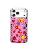 Cherry Lemon Meadow on an iPhone case