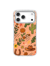 Cowboy Garden Trail pattern for iPhone 17 Pro Max case