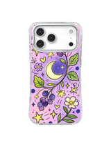 Crescent Berry Vine pattern for iPhone 17 Pro Max case