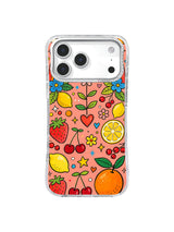 Rainbow Fruit Bouquet pattern for iPhone 17 Pro Max case