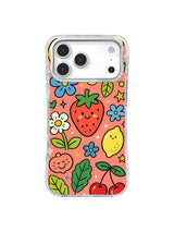 Smiling Fruit Party pattern for iPhone 17 Pro Max case