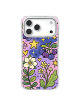 Starry Berry Wildflowers pattern for iPhone 17 Pro Max case