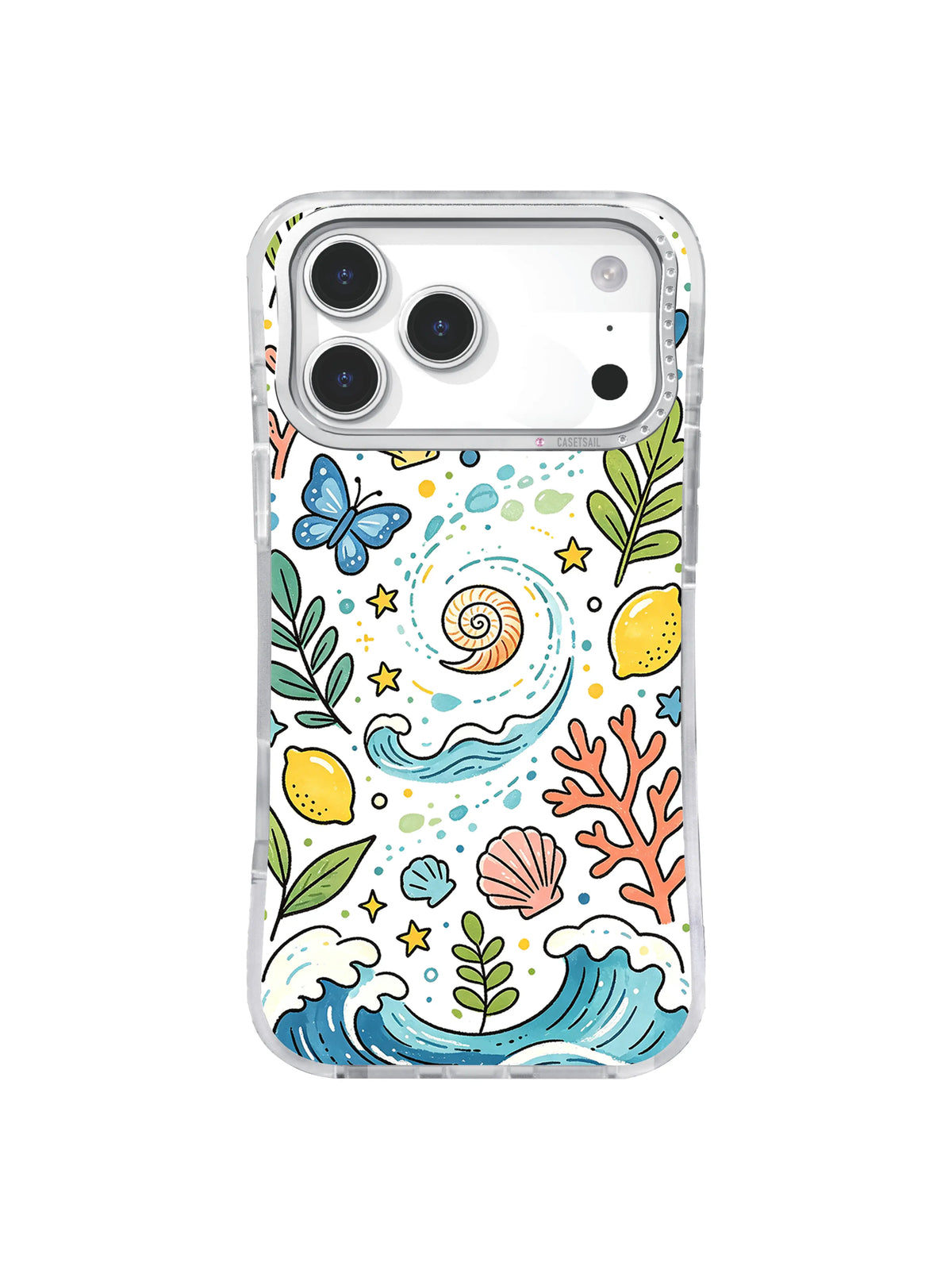 Whirling Shell Current pattern for iPhone 17 Pro Max case